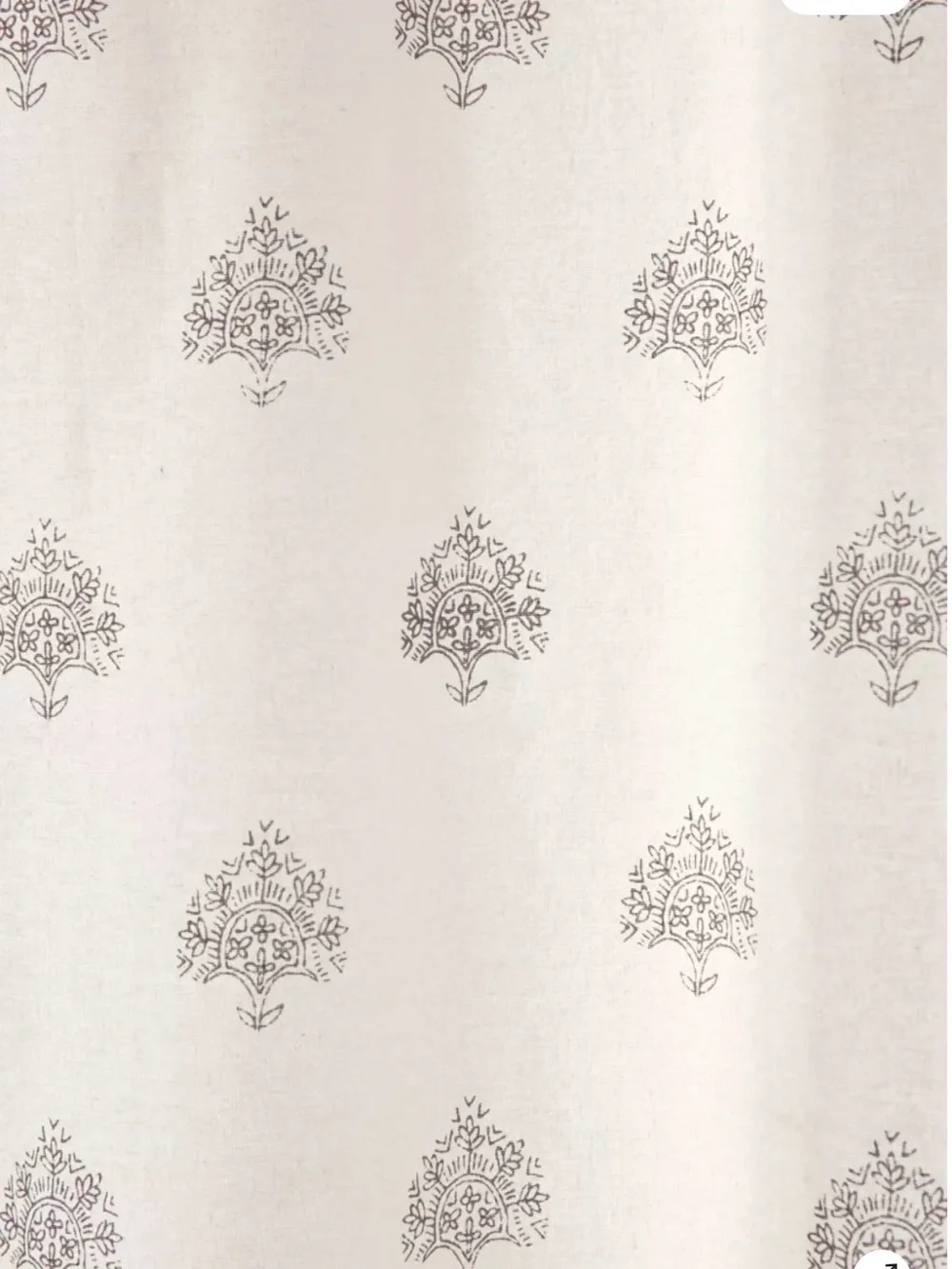 Urban Outfitters Plum & Bow Bessum Stamped Shower Curtain